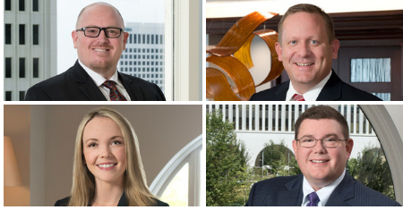 Attorneys Kristen P. Evans,Bryan J. Nowlin, Kelly C. Comarda, Seth A. Day