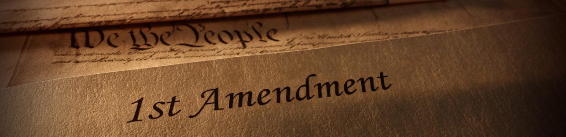 Constitution of the United States - We The People 1st Amendment