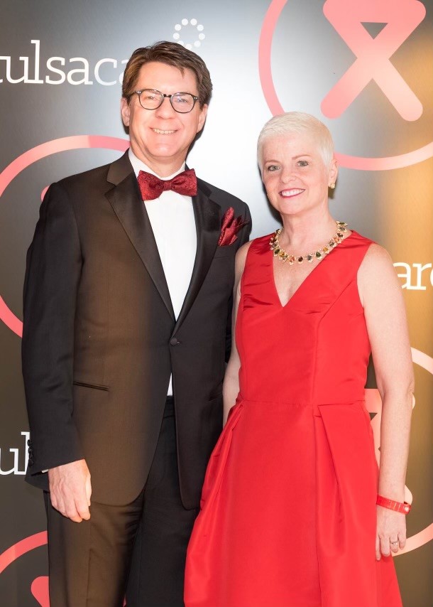 Betsy & Gerry Jackson at the Tulsa Cares Red Ribbon Gala