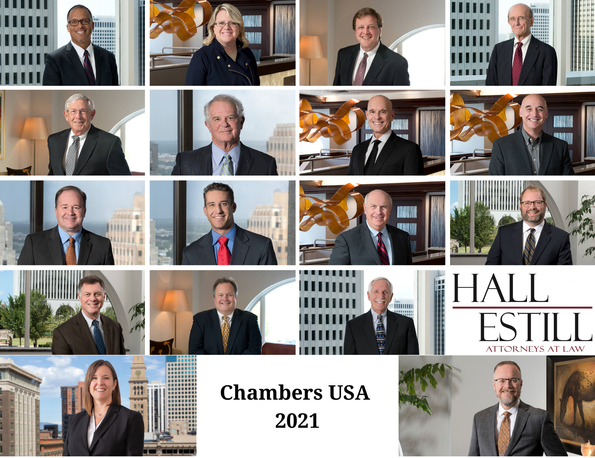 Hall Estill Chambers 2021 USA
