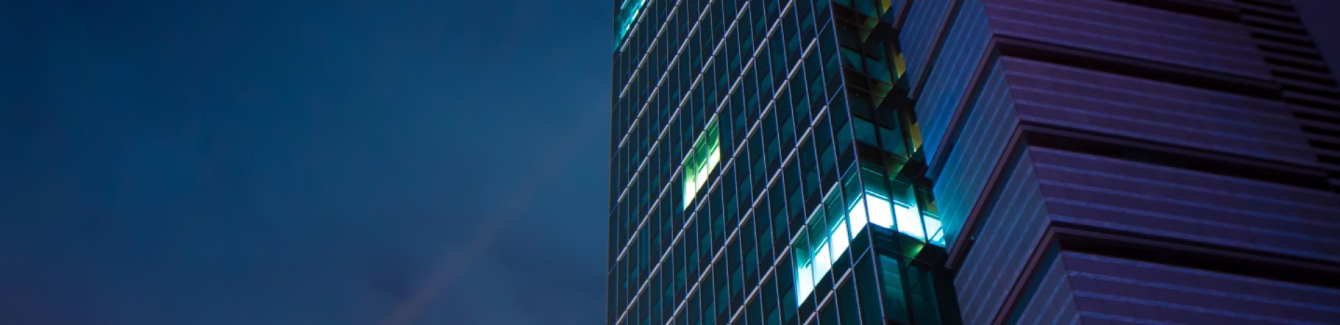 Skyscraper at night