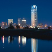 Oklahoma City at night